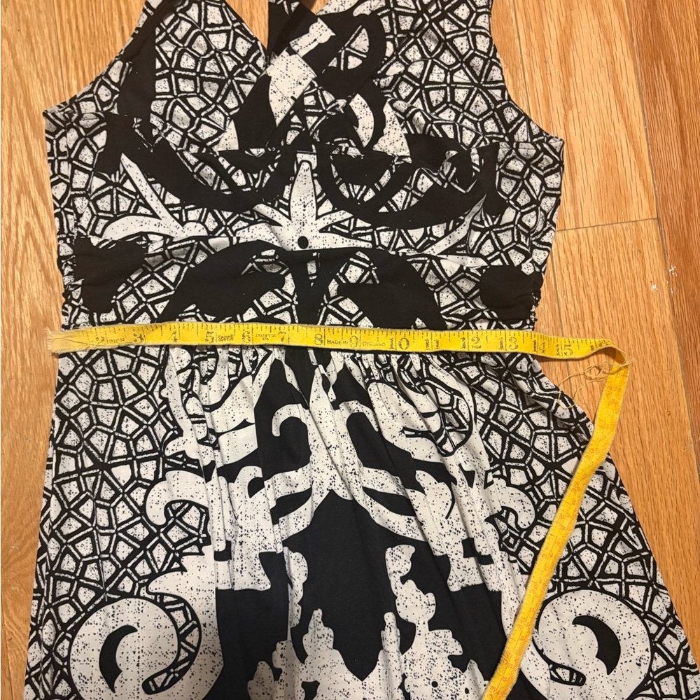 Soma Black and White Maxi Dress - Picture 5 of 6